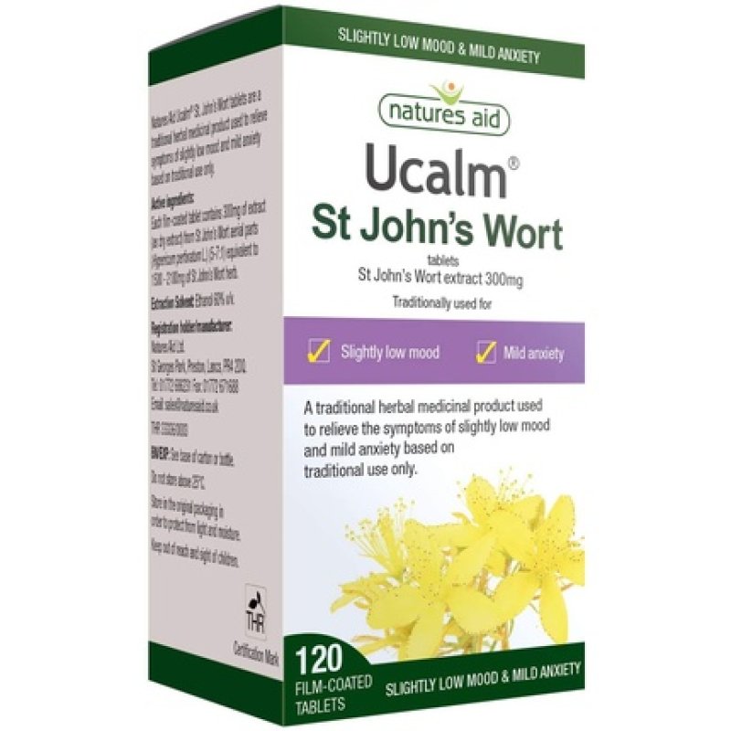 Natures Aid Ucalm 300mg 60 Tablets