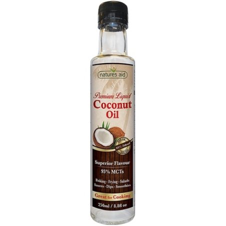 Natures Aid Premium Liquid Coconut Oil 250ml