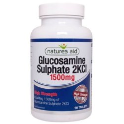 Natures Aid Glucosamine Sulphate 2KCl 1500mg 90 Tablets