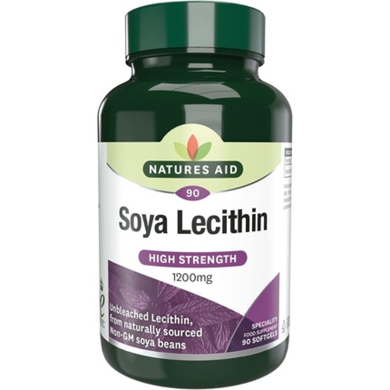 Natures Aid Lecithin 1200mg Softgels - Pack of 90