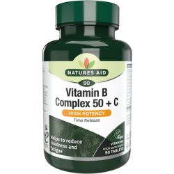 Naturen Vitamin B Complex C High Potency with Vitamin C 90 Tablets