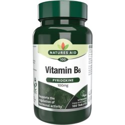 Naturen Beihilfe Super Vitamin B6 High Potency 100mg 100 Tablets