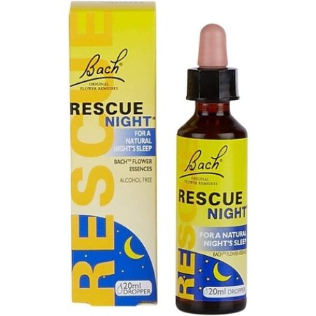 Nelsons Rescue Night Dropper Flower Essence Emotional Support for Natural Sleep 20ml