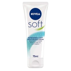 NIVEA Gentle Moisturizing Cream for Face/Body/Hands 75ml