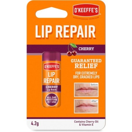 O'Keeffe's Lip Repair Cherry 42g For Extremely Dry Cracked Lips