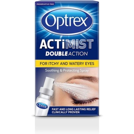 Optrex ActiMist 2 in 1 Eye Spray for Itchy and Watery Eyes 10ml
