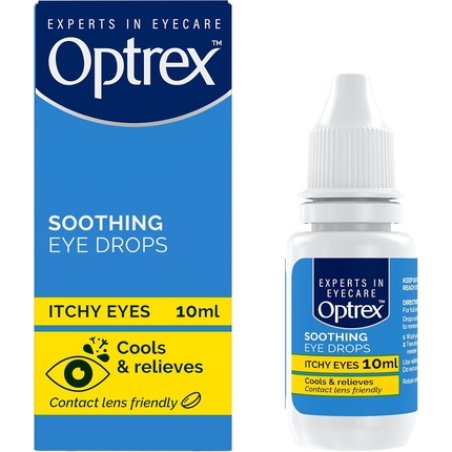 Optrex Soothing Eye Drops for Itchy Eyes 10ml