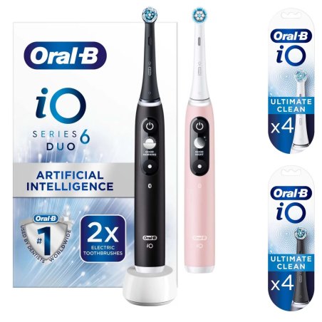 Oral-B iO iO6 Black Lava & Pink Sand Electric Toothbrush