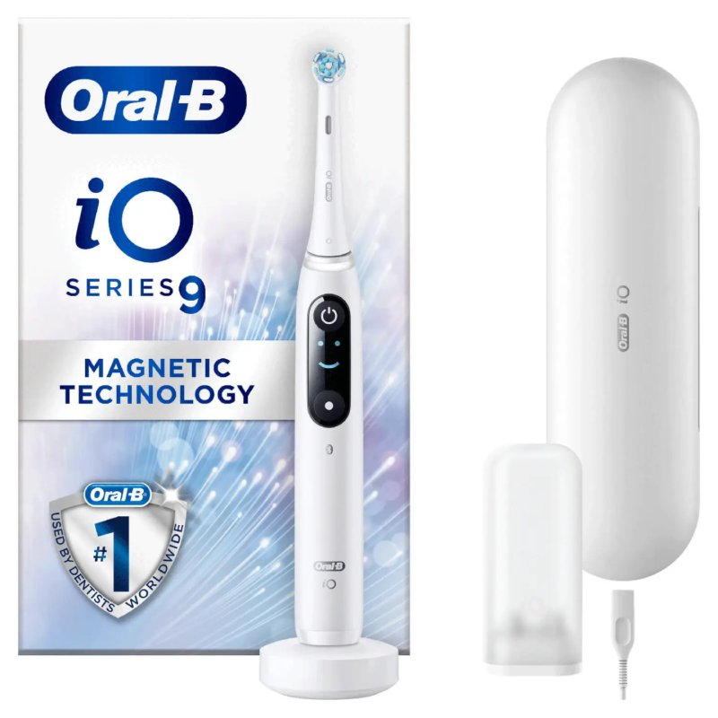 Oral-B iO ORAIO9WH brosse à dents électrique Adulte Brosse à dents rotative Blanc