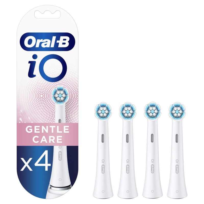 Oral-B Io Series Gentle Care Toothbrush Refill Replacement Heads - Pack of 4