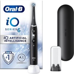 Oral-B iO6 Electric Toothbrush with Revolutionary iO Technology 5 Modes with Teeth Whitening Black Lava