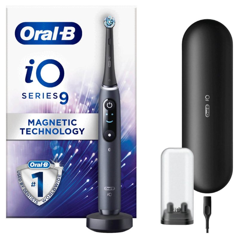 Oralb Io 9 Electric Toothbrush Black 1 Count