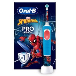Oralb Kids Spiderman Vitality Pro Toothbrush