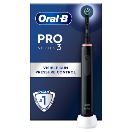 Oral-B Pro 3 3000 Cross Action Adulte Brosse à dents rotative oscillante Noir