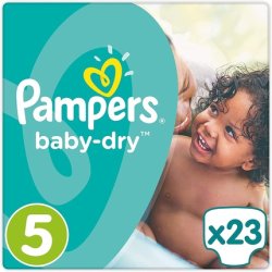 Pampers Baby Dry Nappies Size 5 Pack Of 23