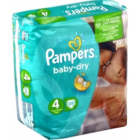 Pampers Baby Dry Nappies Size 4 Pack Of 25