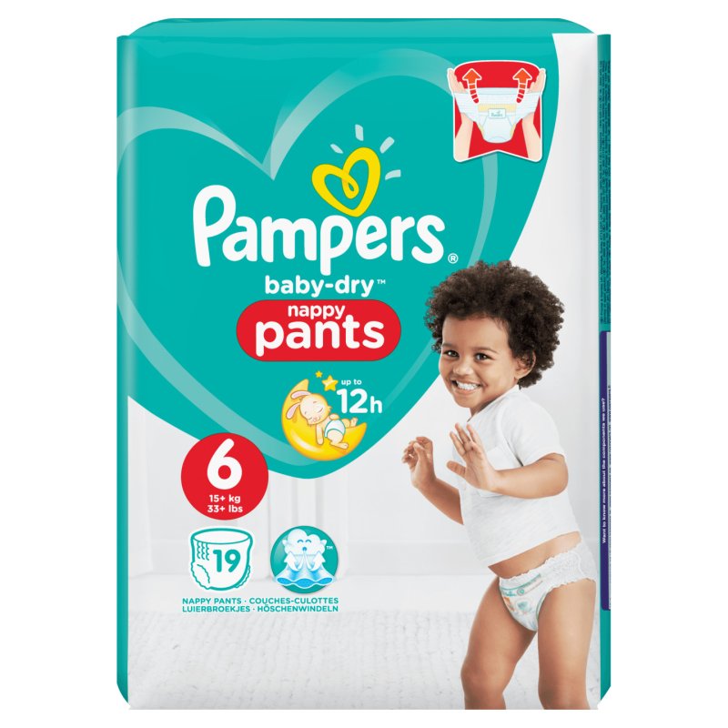 Pampers Baby-Dry 19 Diapers Size 6 16 Kg And