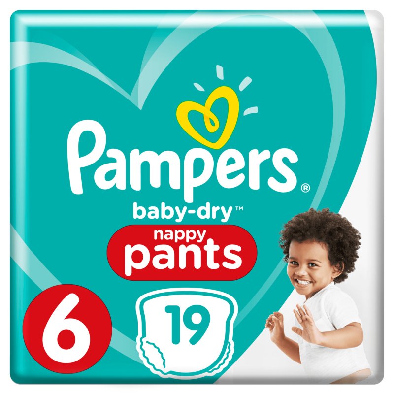 Pampers Baby-Dry 19 Diapers Size 6 16 Kg And