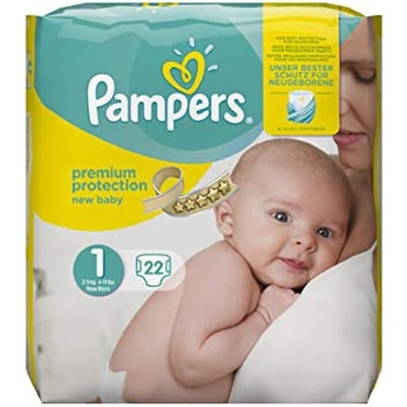 Pampers New Baby Size 1, 22-Count