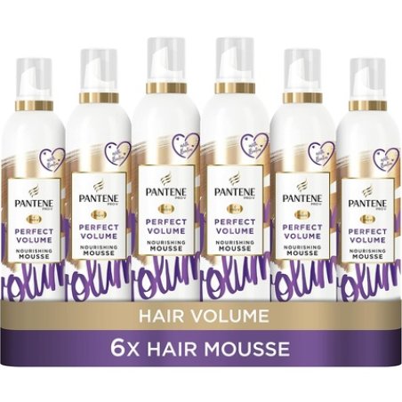 Pantene Hair Mousse For Volume Heat Protection Spray Hair Thickening Products Volumising Non Sticky With Biotin