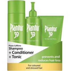 Plantur 39 Caffeine Shampoo, Conditioner, and Tonic for Preventing and Reducing Hair Loss