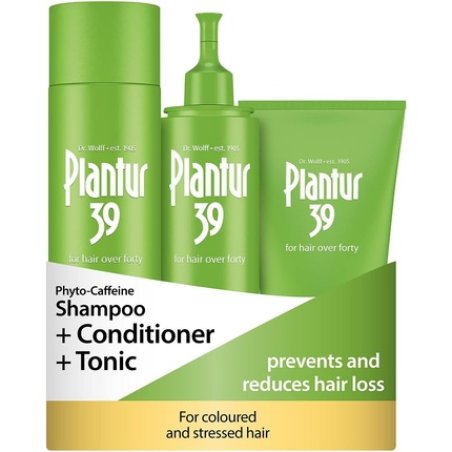 Plantur 39 Caffeine Shampoo, Conditioner, and Tonic for Preventing and Reducing Hair Loss