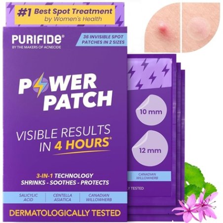 Purifide By Acnecide Power Pimple Patches 36 Invisible Spot Patches