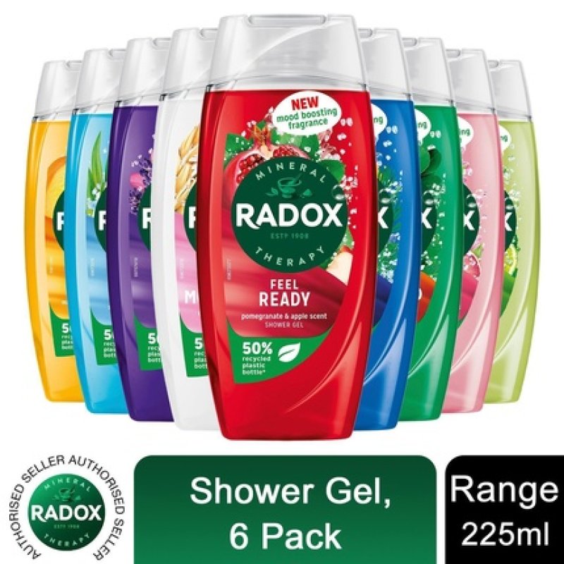 Radox Mineral Therapy Shower Gel with Mood Boosting Fragrance 225ml