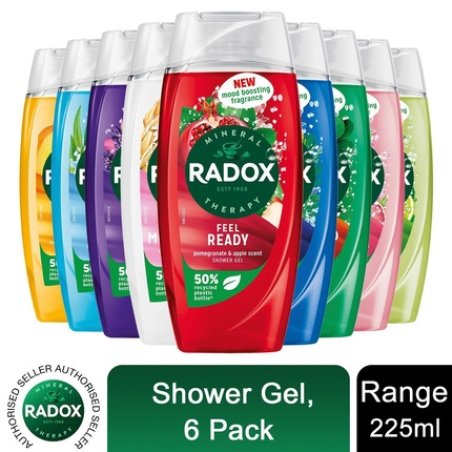 Radox Mineral Therapy Shower Gel with Mood Boosting Fragrance 225ml