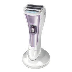 Remington Wet & Dry Showerproof Electric Cordless Lady Shaver for Women with Bikini Attachment Charge Stand Storage