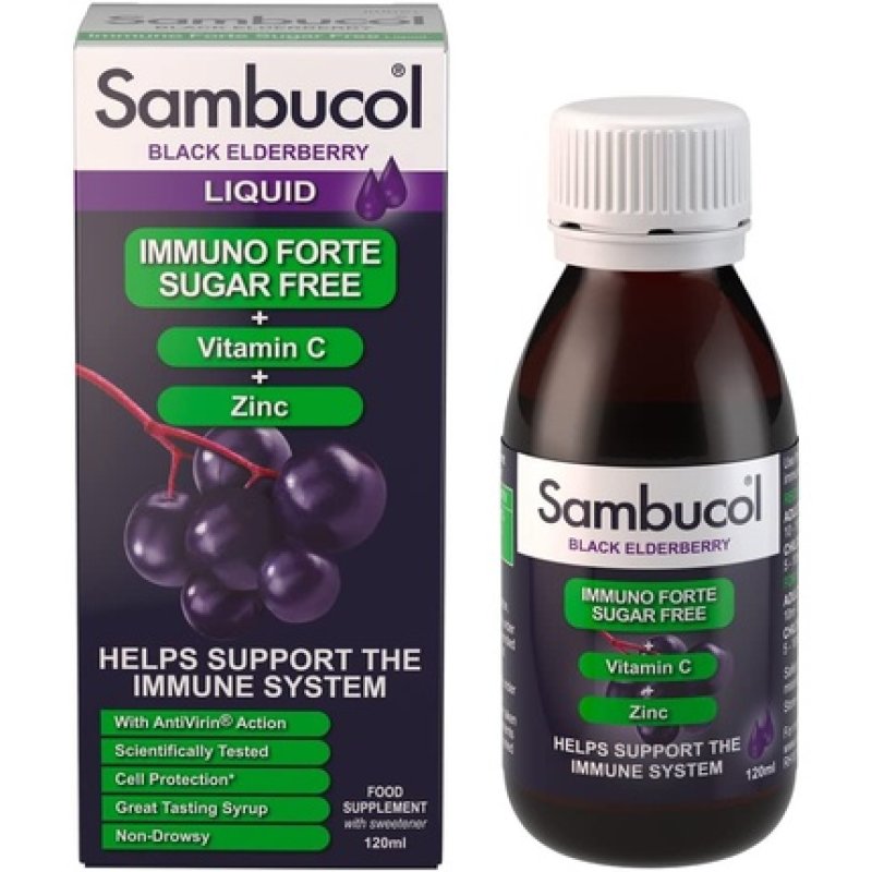 Sambucol Black Elderberry Immuno Forte Liquid 120ml