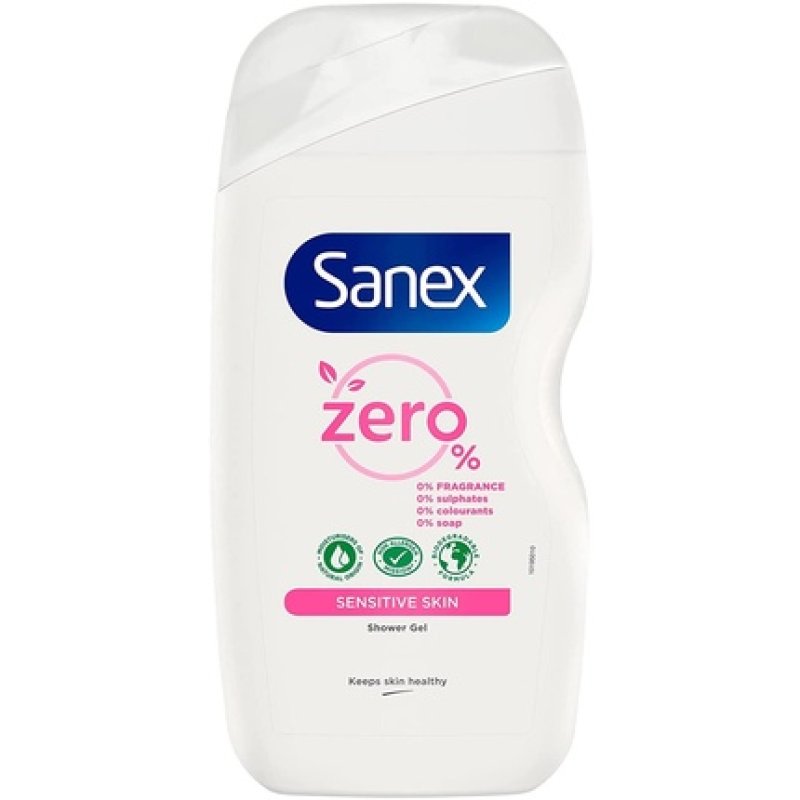 Sanex Zero Percentage Sensitive Skin Shower Gel 450ml