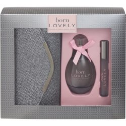 Sarah Jessica Parker Born Lovely Eau de Parfum 100ml with Rollerball and Clutch Bag