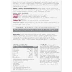 Wassen Selenium Aced Immune Health 90 Tablets Selenium and Zinc Supplements
