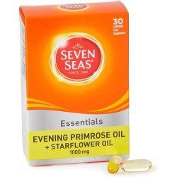 Seven Seas Evening Primrose Once A Day Plus Starflower Oil 1000mg 30 Capsules