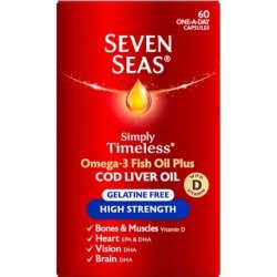 Seven Seas Pure Cod Liver Oil Extra High Strength Capsule 60 Capsules