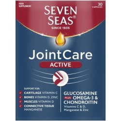 Seven Seas JointCare Active High Strength Glucosamine and Chondroitin Supplements with Omega-3, Vitamin D and C, EPA