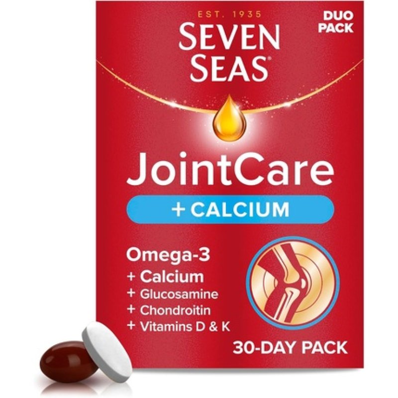 Seven Seas Jointcare with Calcium, Omega-3, Glucosamine, Chondroitin, and Vitamins