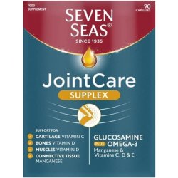 Seven Seas JointCare Supplements Supplex 90 High Strength Capsules with Glucosamine Omega-3 EPA DHA Vitamin D C