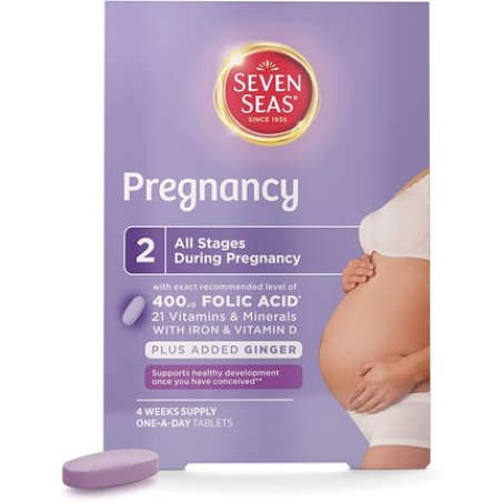 Seven Seas Folic Acid Pregnancy Multivitamin for Women 28 Tablets with Iron and Vitamin D
