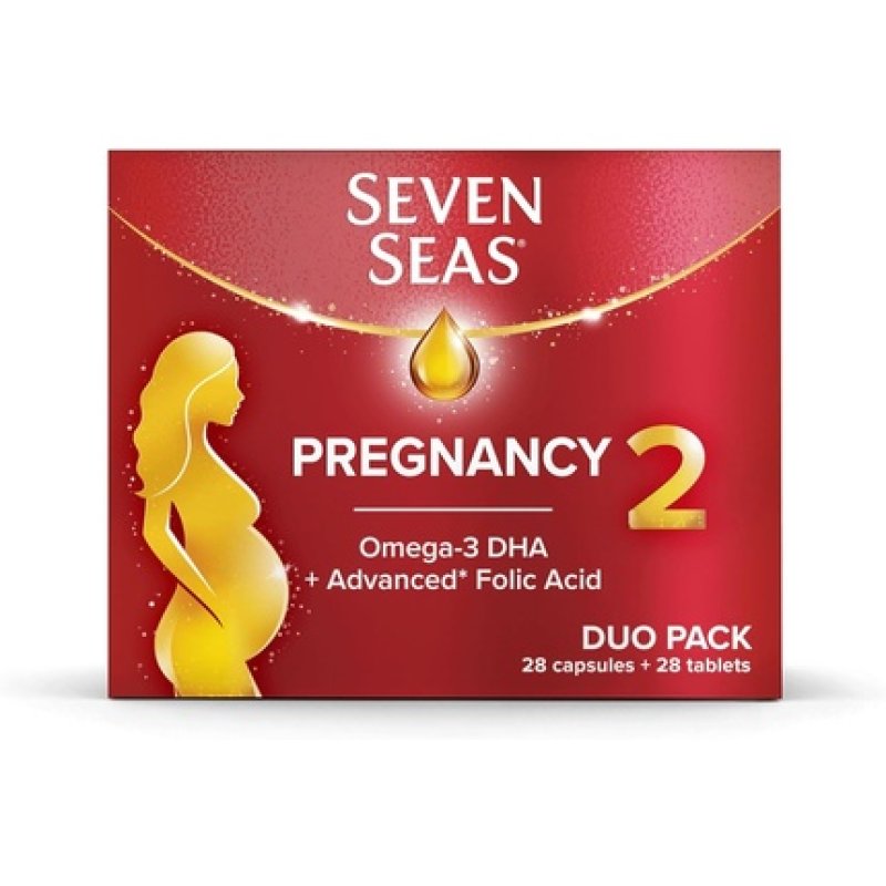 Seven Seas Pregnancy Vitamins with Omega-3 DHA and Advanced Folic Acid