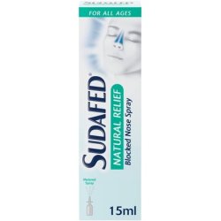 Sudafed Natural Relief Blocked Nose Spray 15ml
