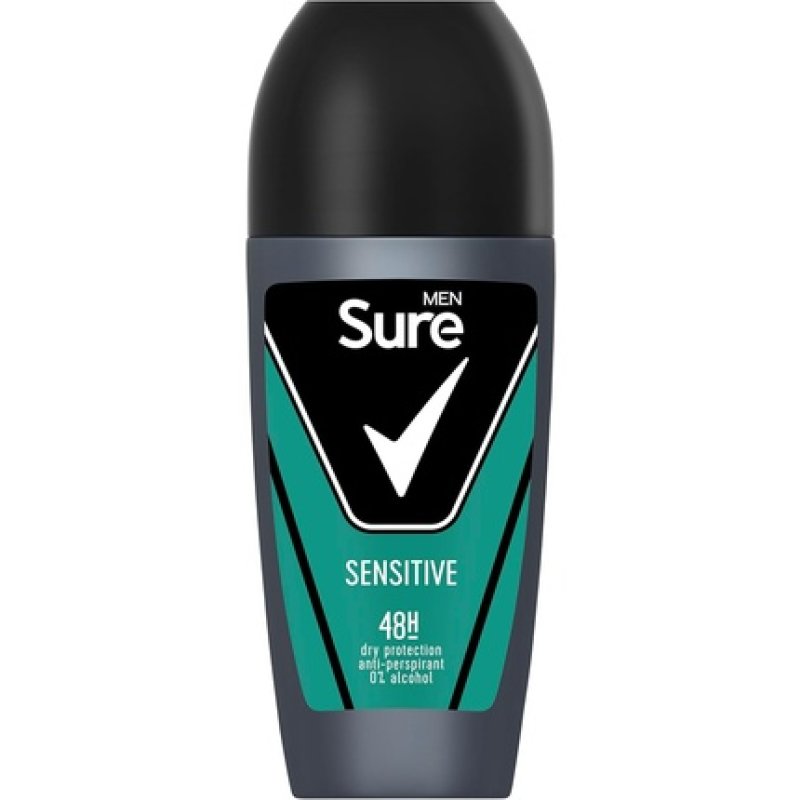 Sure Sensitive Antiperspirant Roll On 50ml