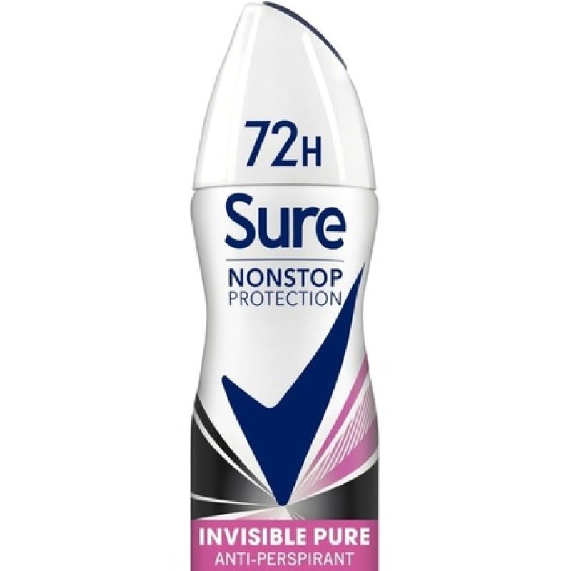 Sure Invisible Anti-perspirant 72h Protection 250ml Pure