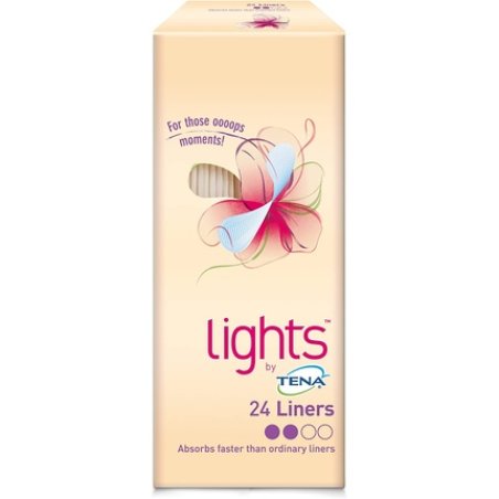 Tena Lights Incontinence Pads 24 Count - Pack of 6