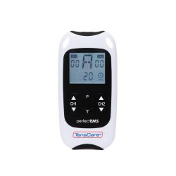 TensCare Perfect EMS stimulateur musculaire électronique Plaque d'autocollants Noir, Blanc