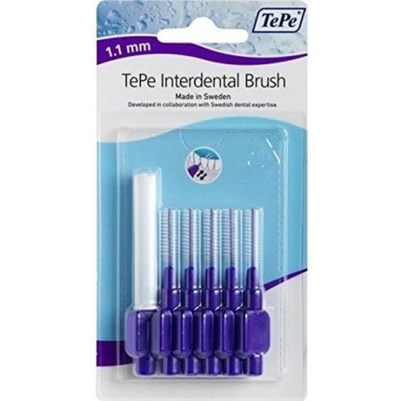 Tepe Interdental Brushes Pack Of 6 11mm Purple