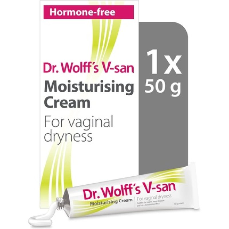 Dr Wolff's V-San Moisturising Cream For Vaginal Dryness 50g