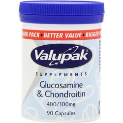 Valupak Glucosamine & Chondroitin 328-0229, 100g 90 Capsules