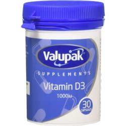 Valupak Vitamin D3 1000iu 100g